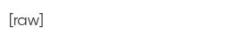 Literal [raw] shortcode token displayed as page text.